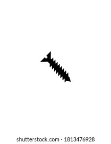 icono de tornillo,mejor icono plano vector.
