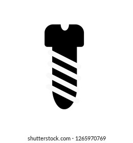 Screw icon,vector illustration. Flat design style. vector screw icon illustration isolated on White background, screw icon Eps10. screw icons graphic design vector symbols.
