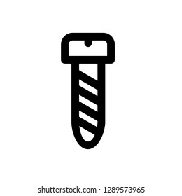 Screw icon,vector illustration. Flat design style. vector screw icon illustration isolated on White background, screw icon Eps10. screw icons graphic design vector symbols.