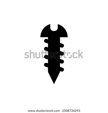 Screw icon,vector illustration. vector screw icon flat trendy style illustration for web and app..eps