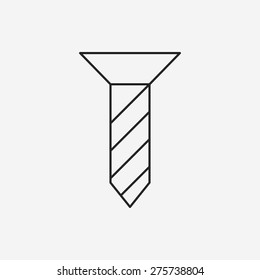 screw line icon
