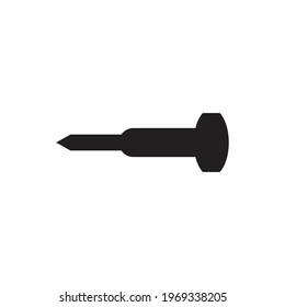 Vektorsymbol von Schraubnageln, Symbol