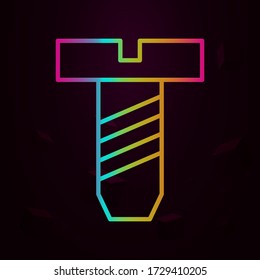 screw nolan icon Simple thin line, outline vector of Construction icons for ui and ux, website or mobile application
