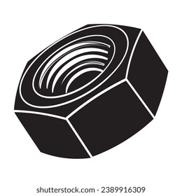 Screw nut vector illustration eps