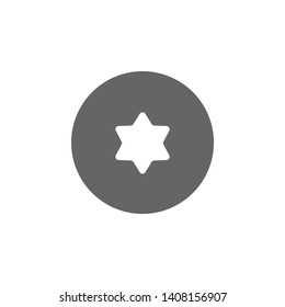 Screw, screwdriver, star icon. Element of materia flat tools icon