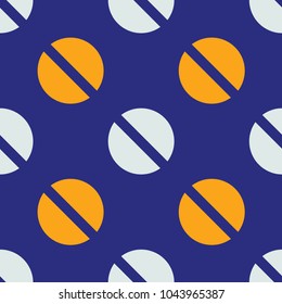Screw up seamless pattern. Strict line geometric pattern for your design.