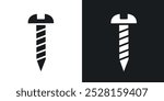 Screw solid vector icon pack
