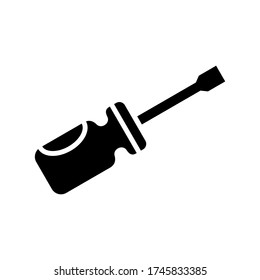 Icono de la herramienta de tornillo o logotipo símbolo de signo aislado ilustración vectorial de alta calidad estilo negro iconos vectoriales de alta calidad
