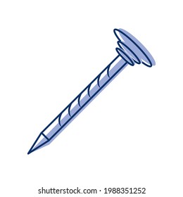 icono de herramienta de tornillo aislado