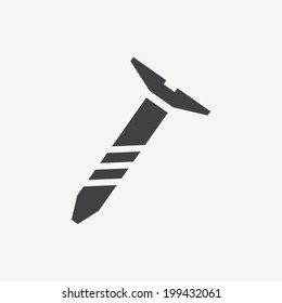 Screw vector icon