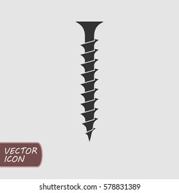 Screw vector icon