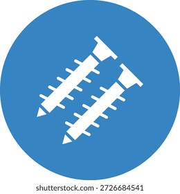 Ilustración de diseño de icono de Vector de tornillo