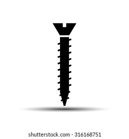 screw. vector illustration