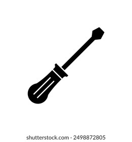 Icono de línea de concepto de destornillador. Ilustración de elemento simple. diseño de símbolo de contorno de concepto de destornillador.