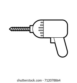 screwdriver drill symbol of the assembly or repair