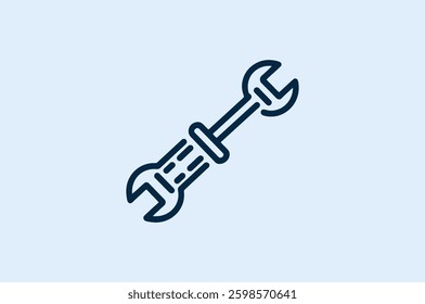 screwdriver - equipment icon vector.