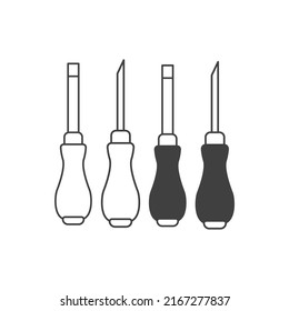screwdriver  for fixing something with metal