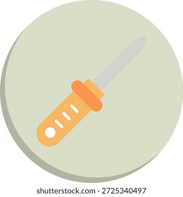 Schraubendreher flacher Kreis Stil Symbol