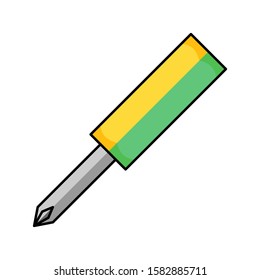 Screwdriver flat icon vector design