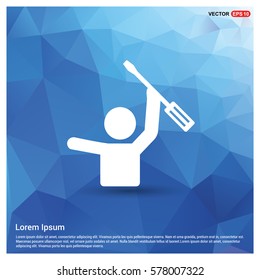 screwdriver In Hand Icon