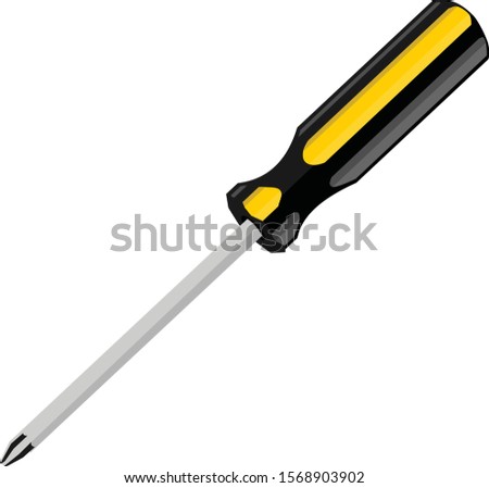 Screwdriver Handle Tool Vector Illustration