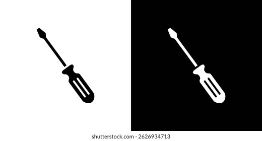 Screwdriver icon concept, vector illustration