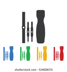 screwdriver icon. Construction icons universal set for web and mobile