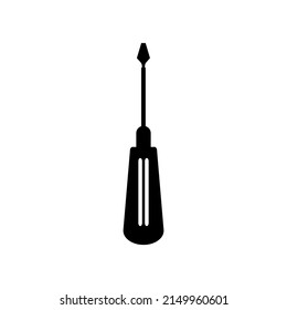 Screwdriver icon. Construction tool. Flat pictogram illustration isolated on white background. Vector EPS 10