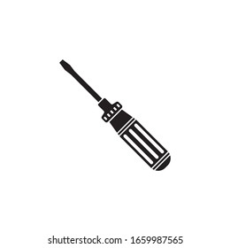 Screwdriver icon design isolated on white background. Vector illustration