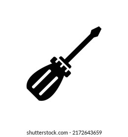 Screwdriver icon design isolated on white background