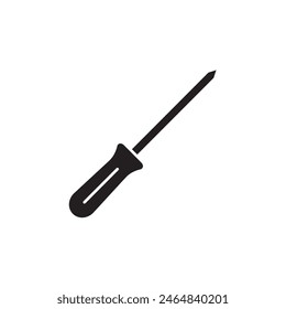 screwdriver icon design, isolated on white background, vector illustration