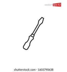 Screwdriver Icon Design Vector Illustration