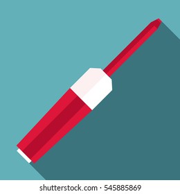 Screwdriver icon. Flat illustration of screwdriver vector icon for web