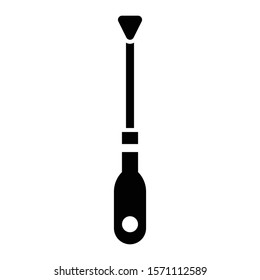 screwdriver icon glyph vector design