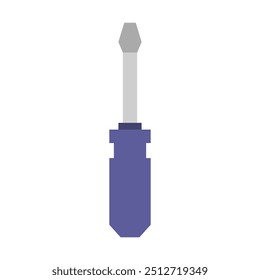 Screwdriver icon illustrated on background