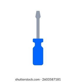 screwdriver icon illustration isolated on white background