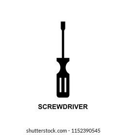 Screwdriver icon illustration isolated vector sign symbol