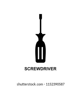 Screwdriver icon illustration isolated vector sign symbol