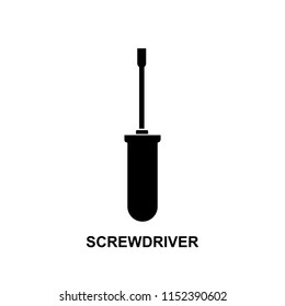 Screwdriver icon illustration isolated vector sign symbol
