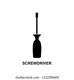 Screwdriver icon illustration isolated vector sign symbol