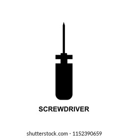 Screwdriver icon illustration isolated vector sign symbol