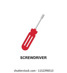 Screwdriver icon illustration isolated vector sign symbol