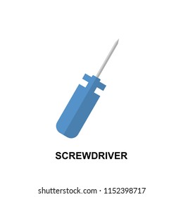 Screwdriver icon illustration isolated vector sign symbol