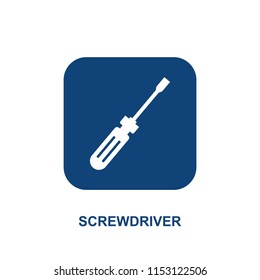 Screwdriver icon illustration isolated vector sign symbol