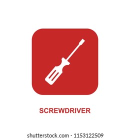 Screwdriver icon illustration isolated vector sign symbol