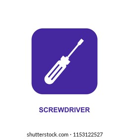 Screwdriver icon illustration isolated vector sign symbol