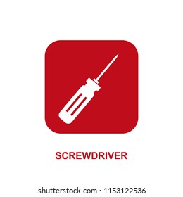 Screwdriver icon illustration isolated vector sign symbol