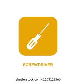 Screwdriver icon illustration isolated vector sign symbol
