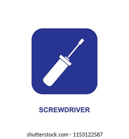 Screwdriver icon illustration isolated vector sign symbol