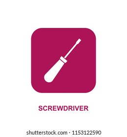 Screwdriver icon illustration isolated vector sign symbol